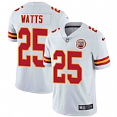 Nike Men & Women & Youth Chiefs 25 Armani Watts White NFL Vapor Untouchable Limited Jersey,baseball caps,new era cap wholesale,wholesale hats